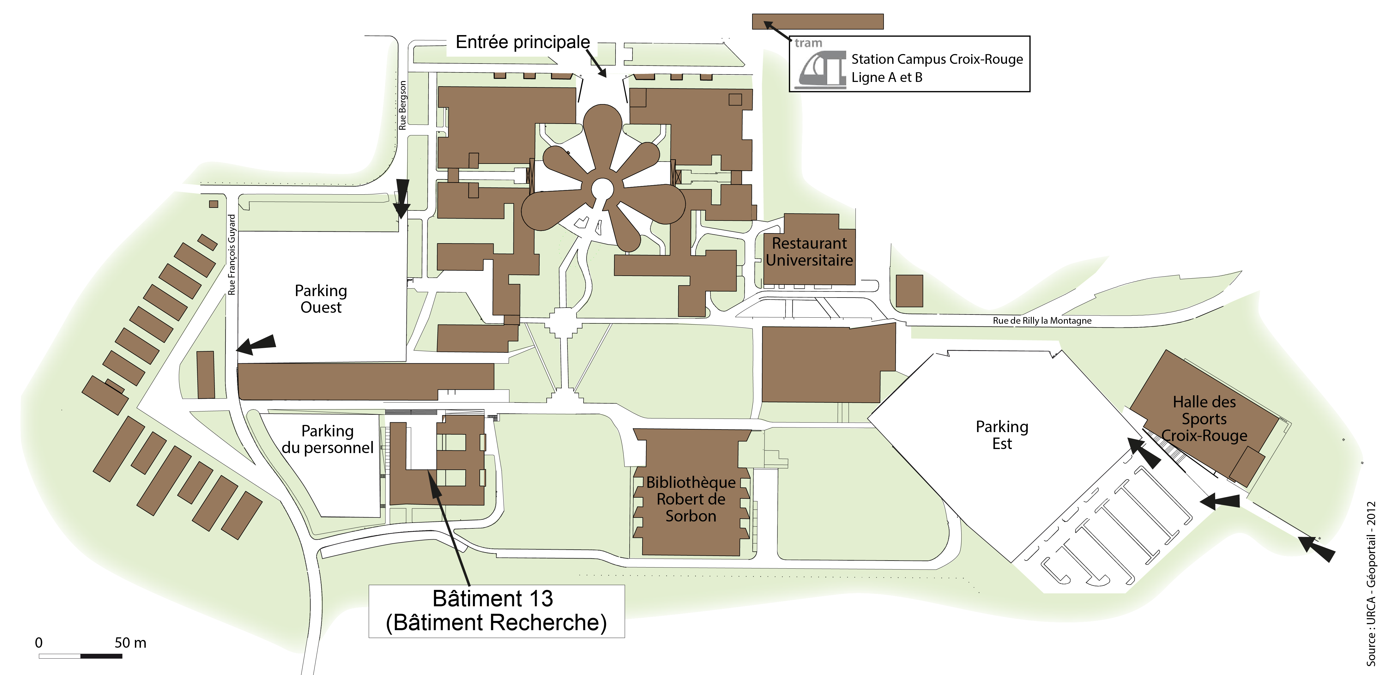 Plan Campus Croix-rouge Plan Campus Croix-rouge