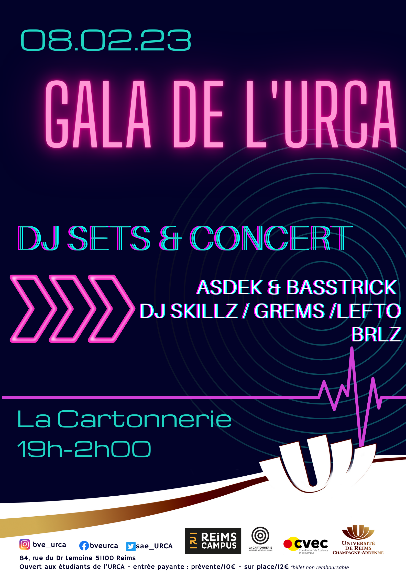 Affiche du Gala de l'URCA