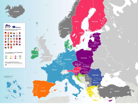 Carte de l'europe