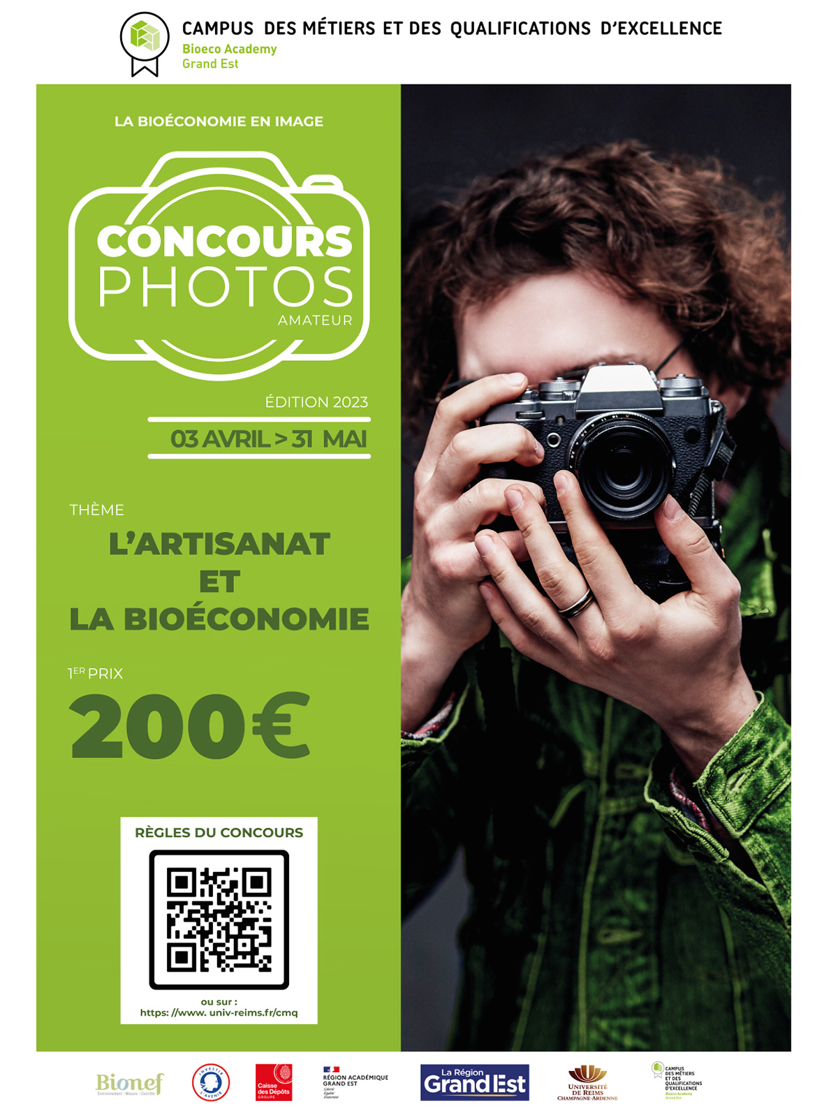 Affiche du concours « La bioéconomie en image »