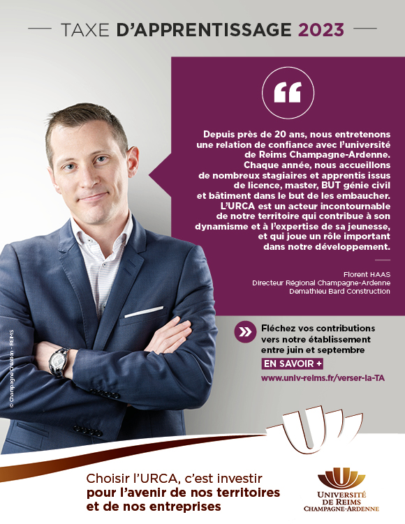 Affiche Taxe Apprentissage 2023 Florent Haas