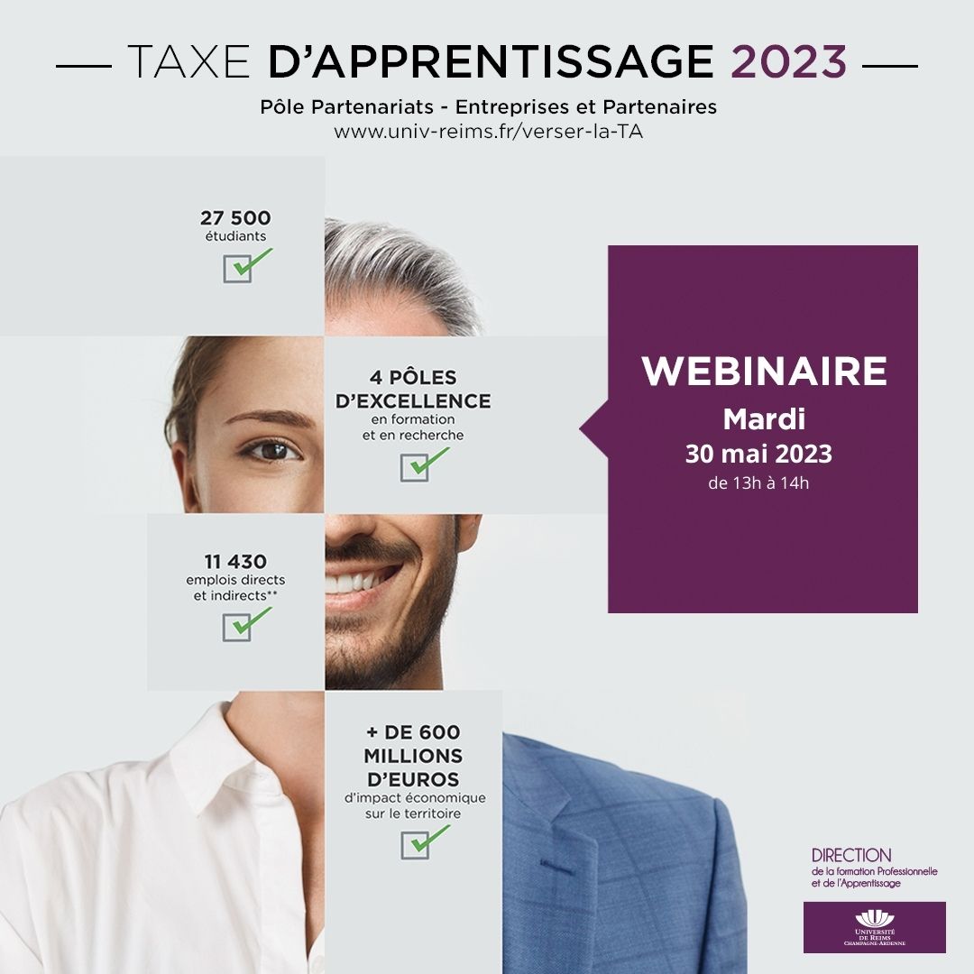 Webinaire Collecte Taxe d'apprentissage 2023 Webinaire Collecte Taxe d'apprentissage 2023