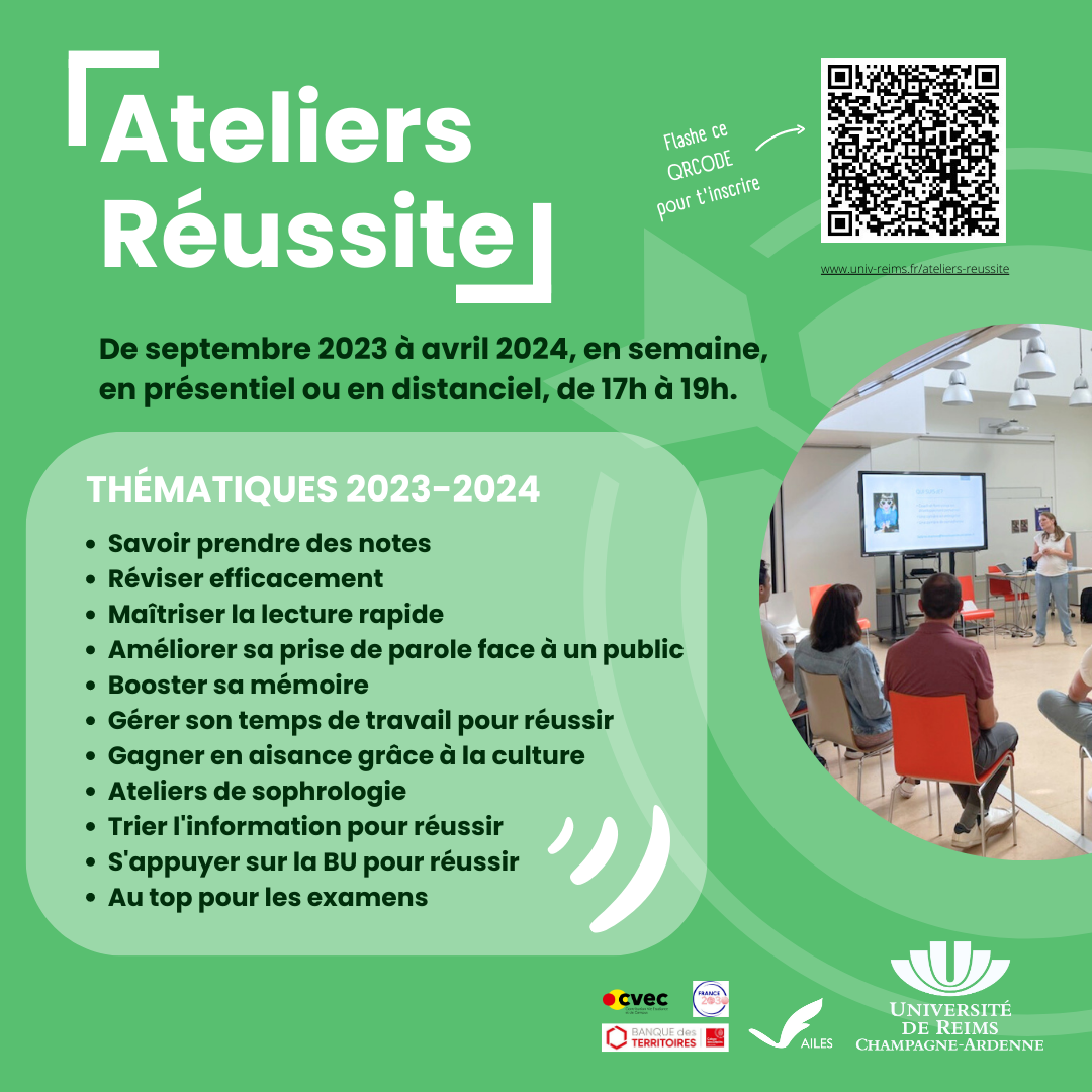 Visuel atelier réussite