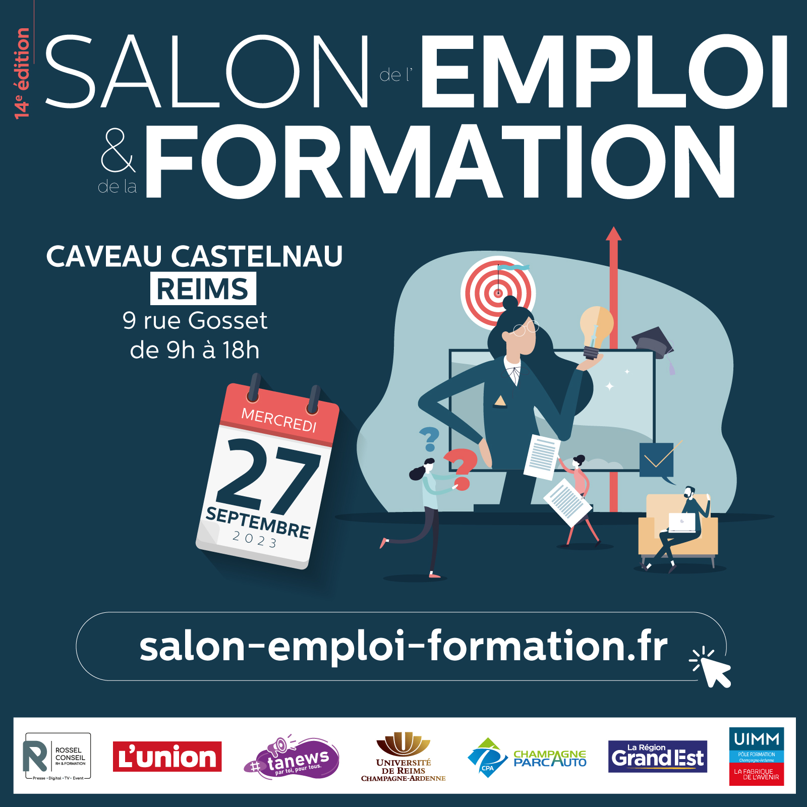 L'URCA présente au Salon de l'Emploi et de la Formation
