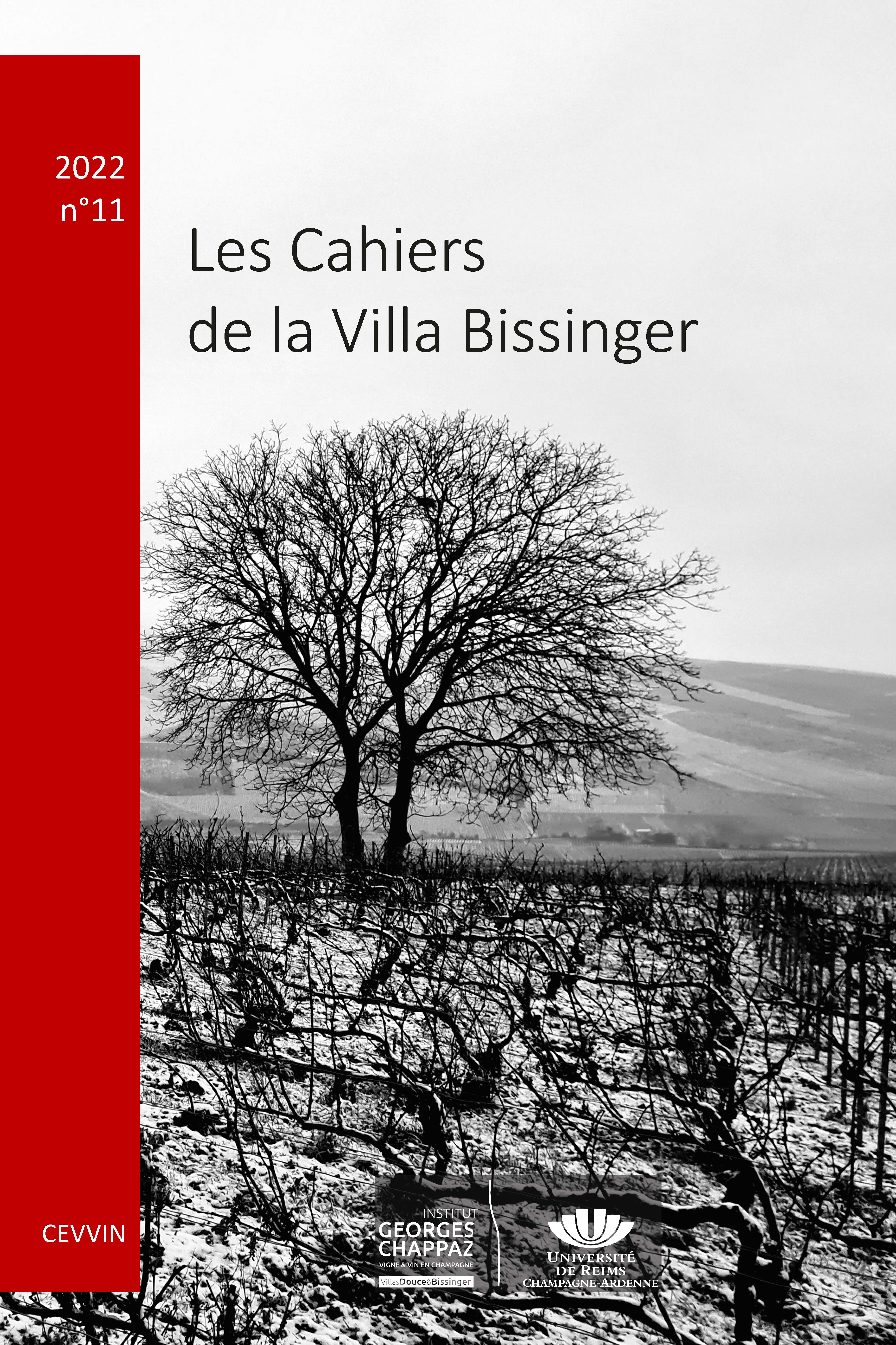 Publication du numéro 11 des Cahiers de la Villa Bissinger