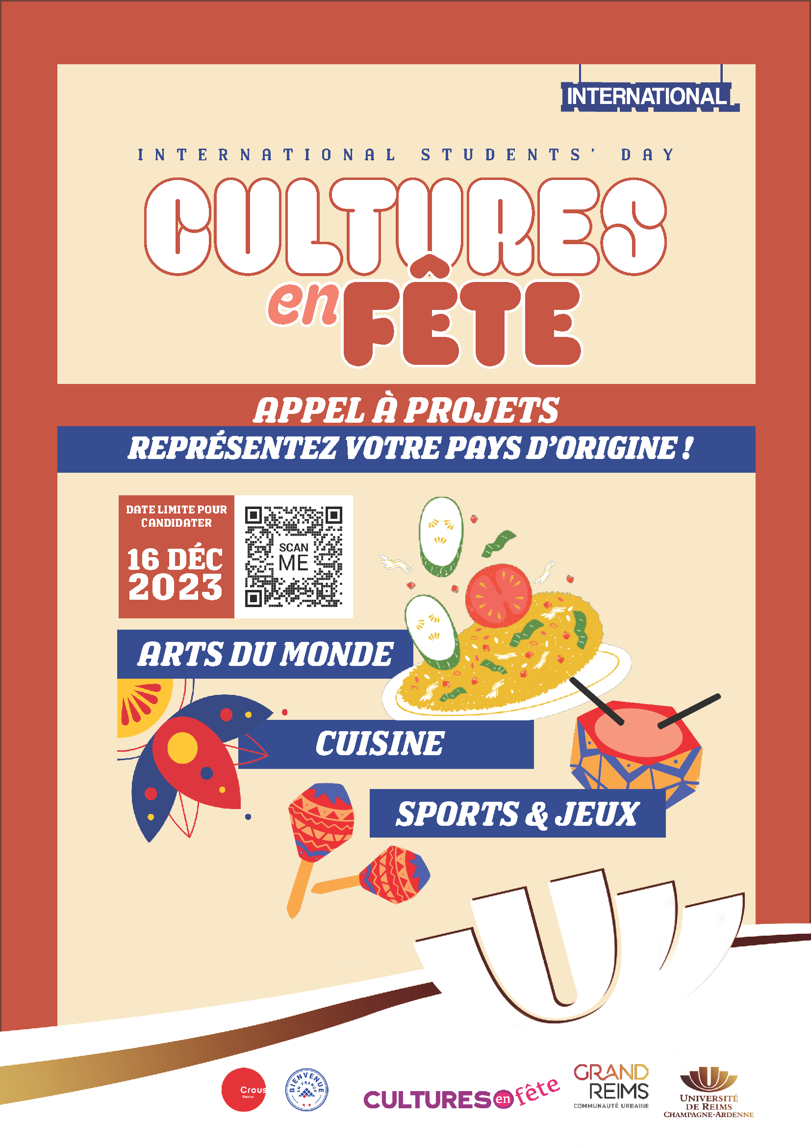 Affiche de l'appel à projet culture en fête