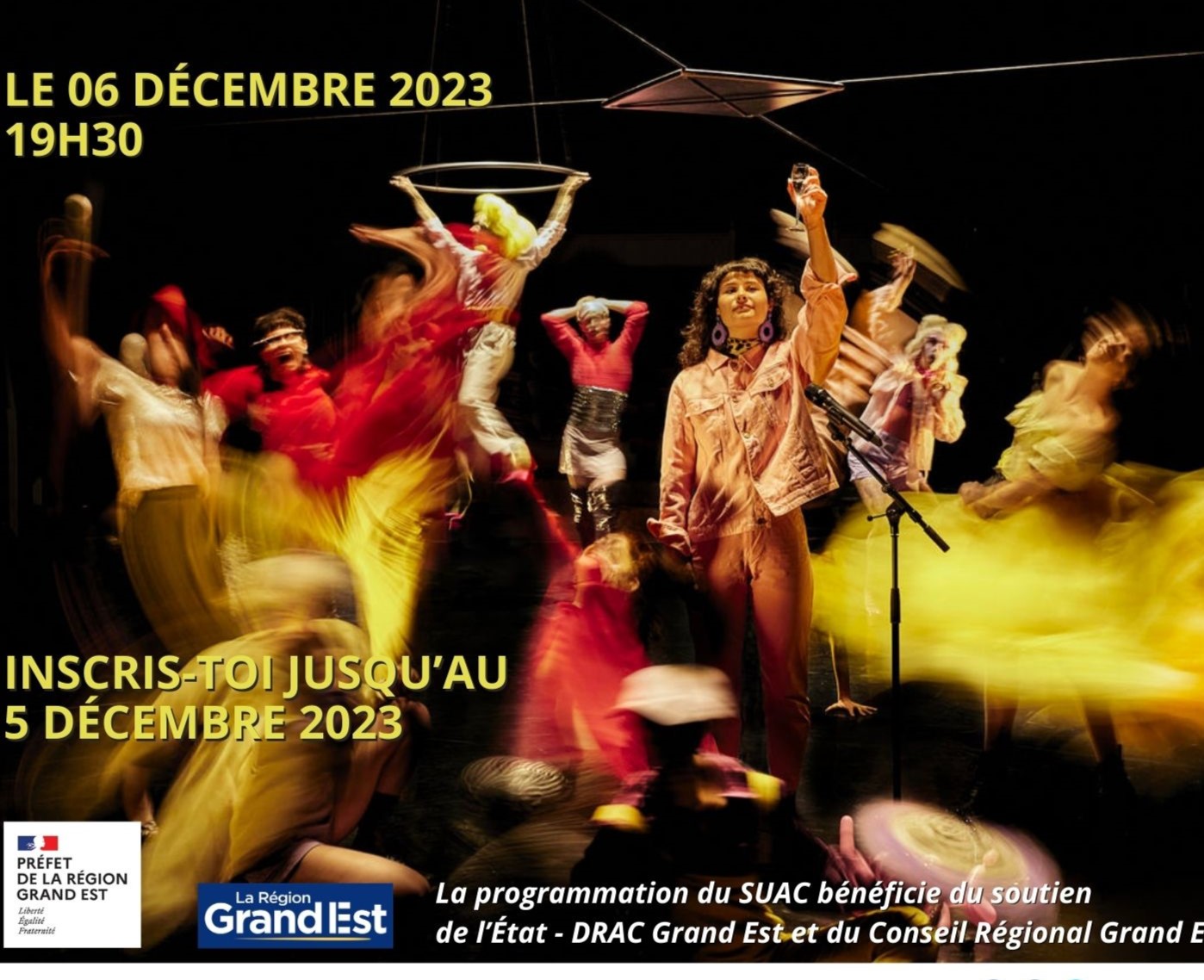 Inscription au spectacle de fin d'études du CNAC ! 