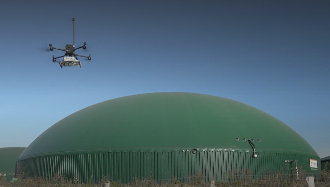 AEROLAB au JT de France 2 (drone sur méthaniseur)
