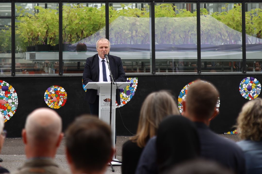 Inauguration des nouvelles serres de RIBP - discours du président 