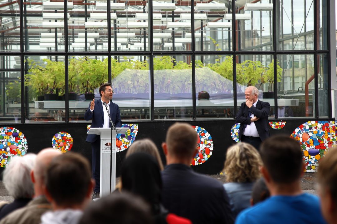 Inauguration des nouvelles serres de RIBP - discours du maire