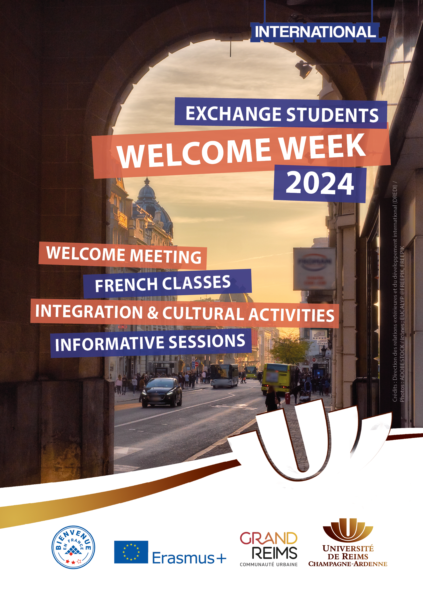 WELCOME WEEK – semaine d’intégration du 26 au 30 aout 2024