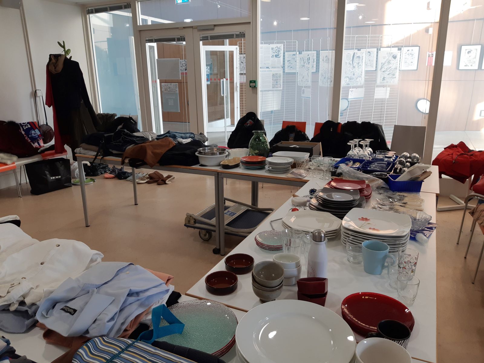 Bilan des gratiferias et du vide-dressing solidaire à l'URCA