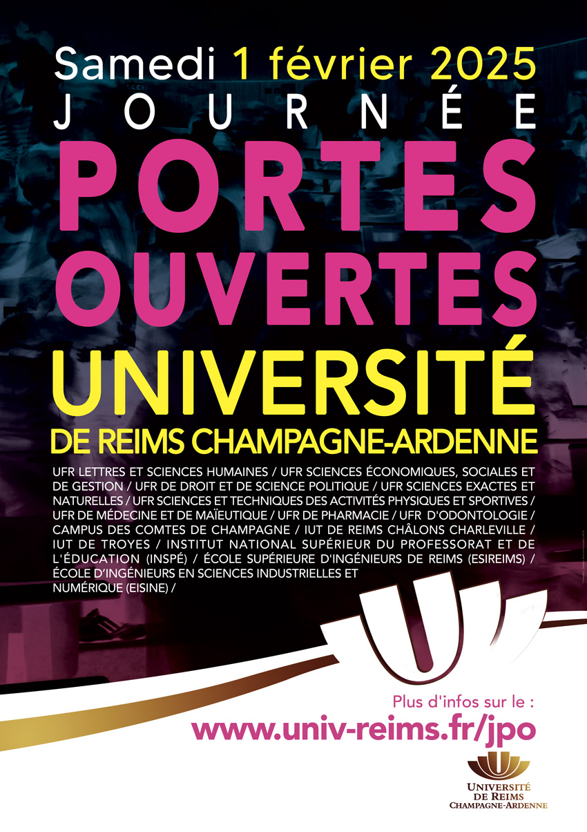 L’Université de Reims Champagne-Ardenne ouvre ses portes le samedi 1er février 2025