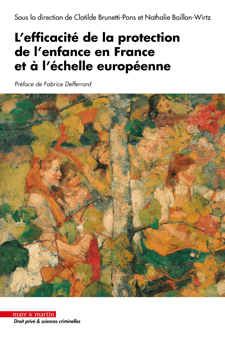 Parution "L'efficacité de la protection de l'enfance en France et à l'échelle européenne ?" - CEJESCO