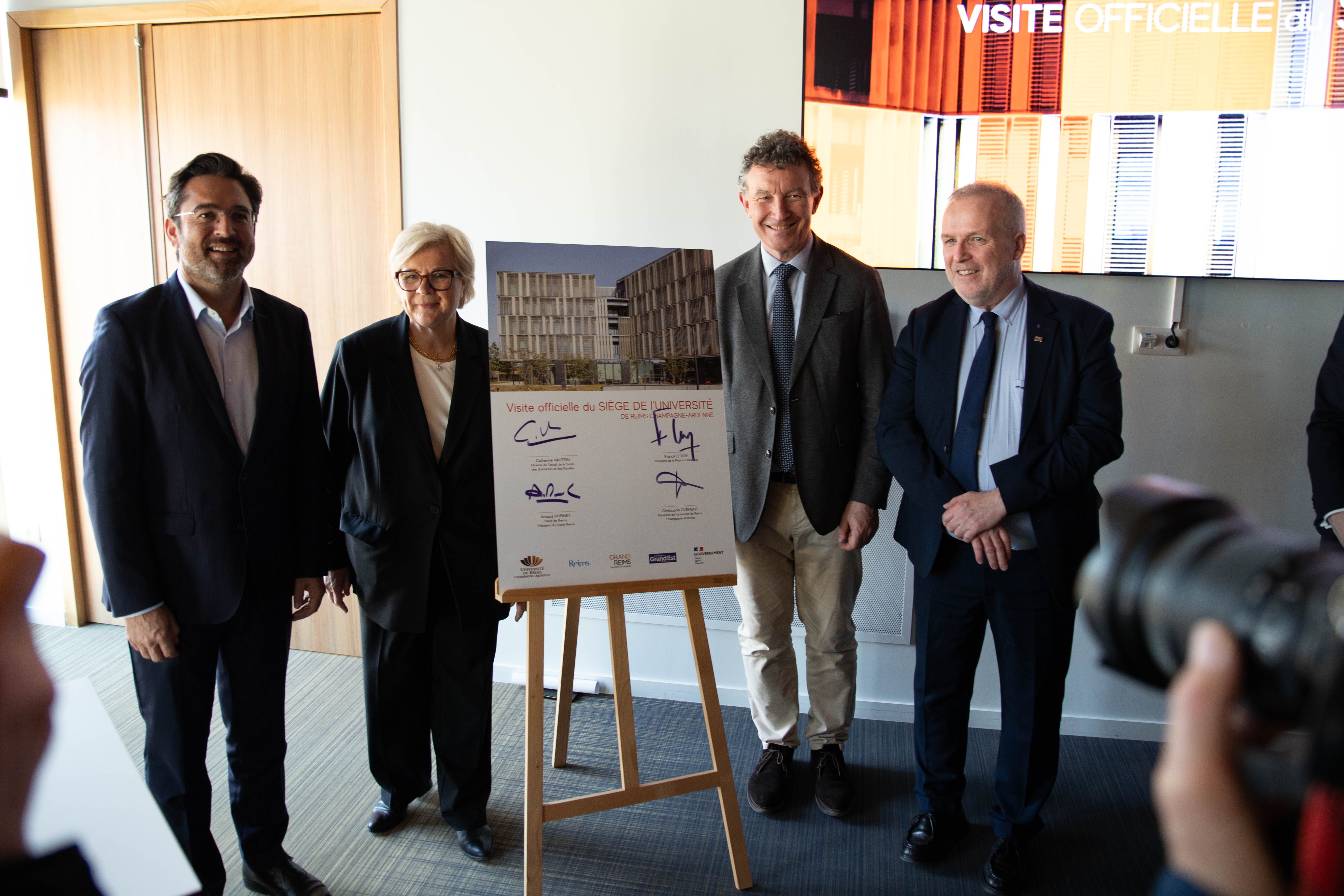 Visite officielle du nouveau siège de l'URCA