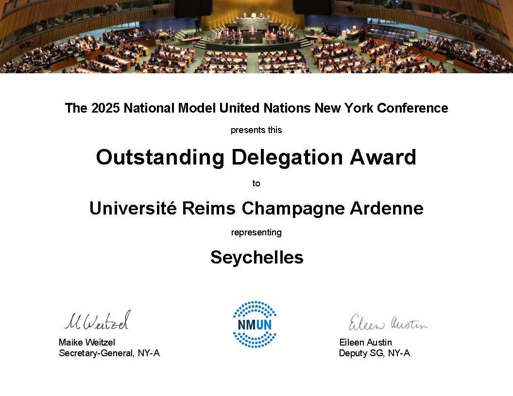 AURNMUN au National Model United Nations à New York