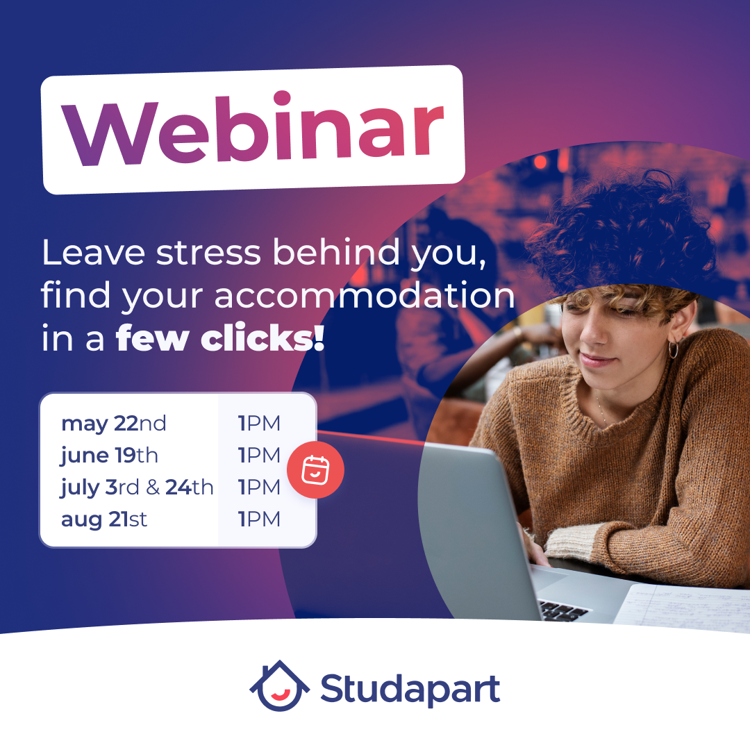 Studapart housing WEBINARS are here!
