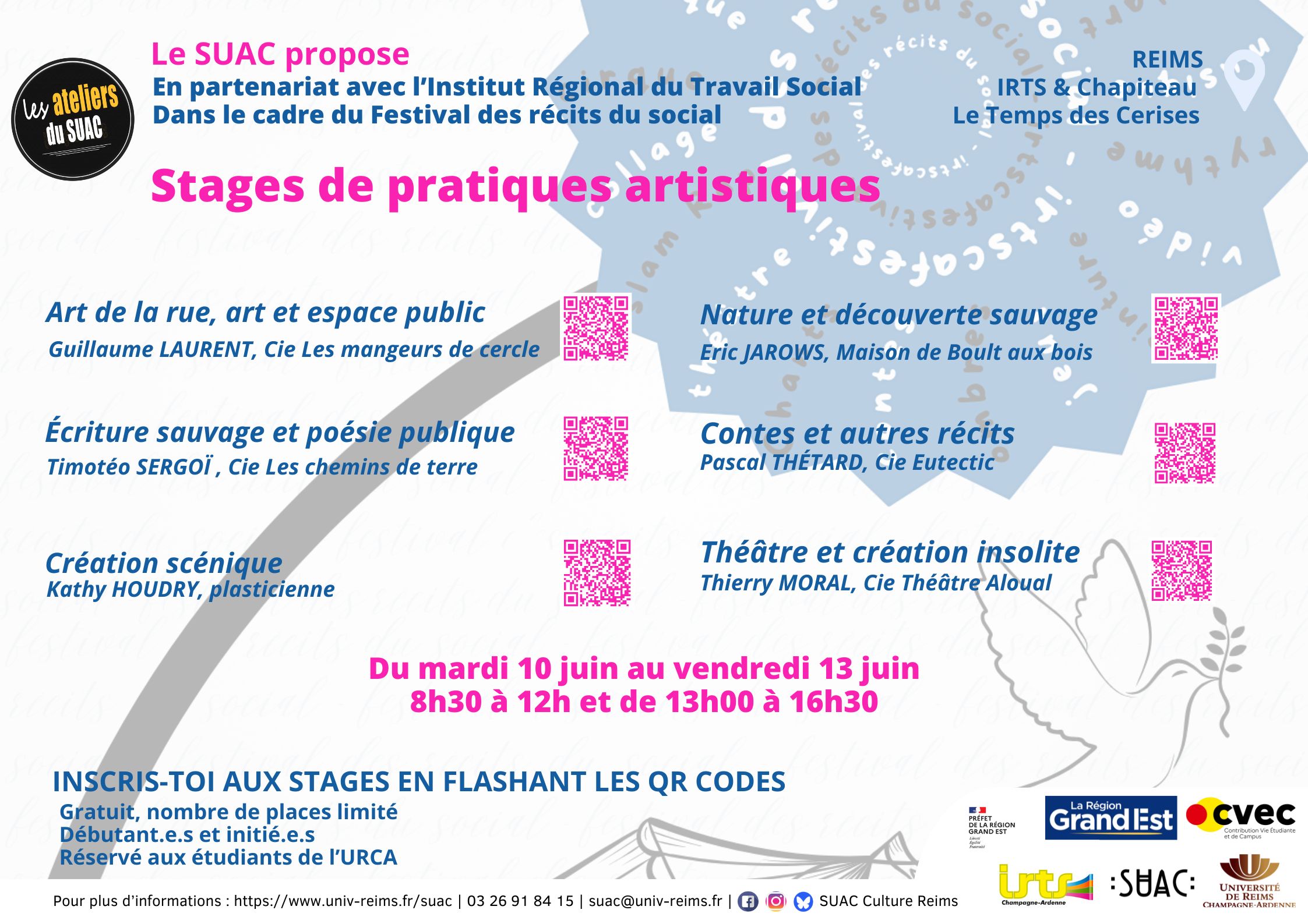 Stages de pratiques artistiques