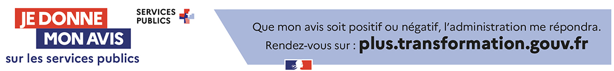 Bannière Service public +