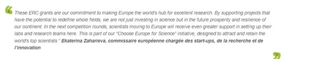 Citation ERC
