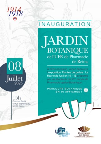 Inauguration du jardin botanique de l'UFR de Pharmacie