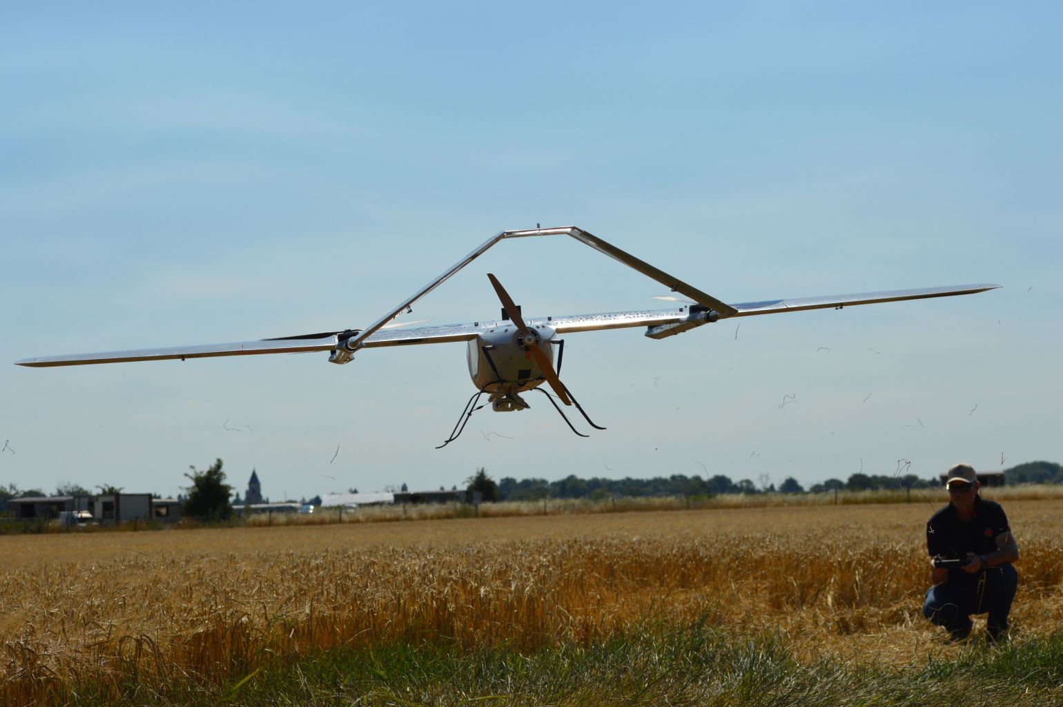 Une première européenne à l’URCA : un drone révolutionnaire pour mesurer les flux de CO₂ et H₂O