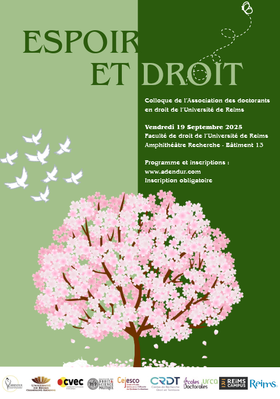 Colloque "Espoir et Droit" de l'Association des doctorants en droit