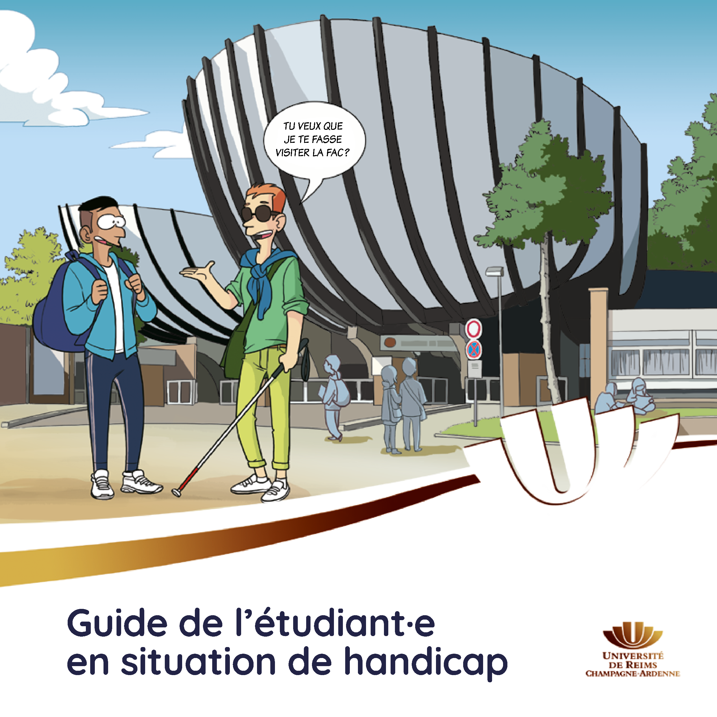 Page 1 du guide de l'étudiant en situation de handicap