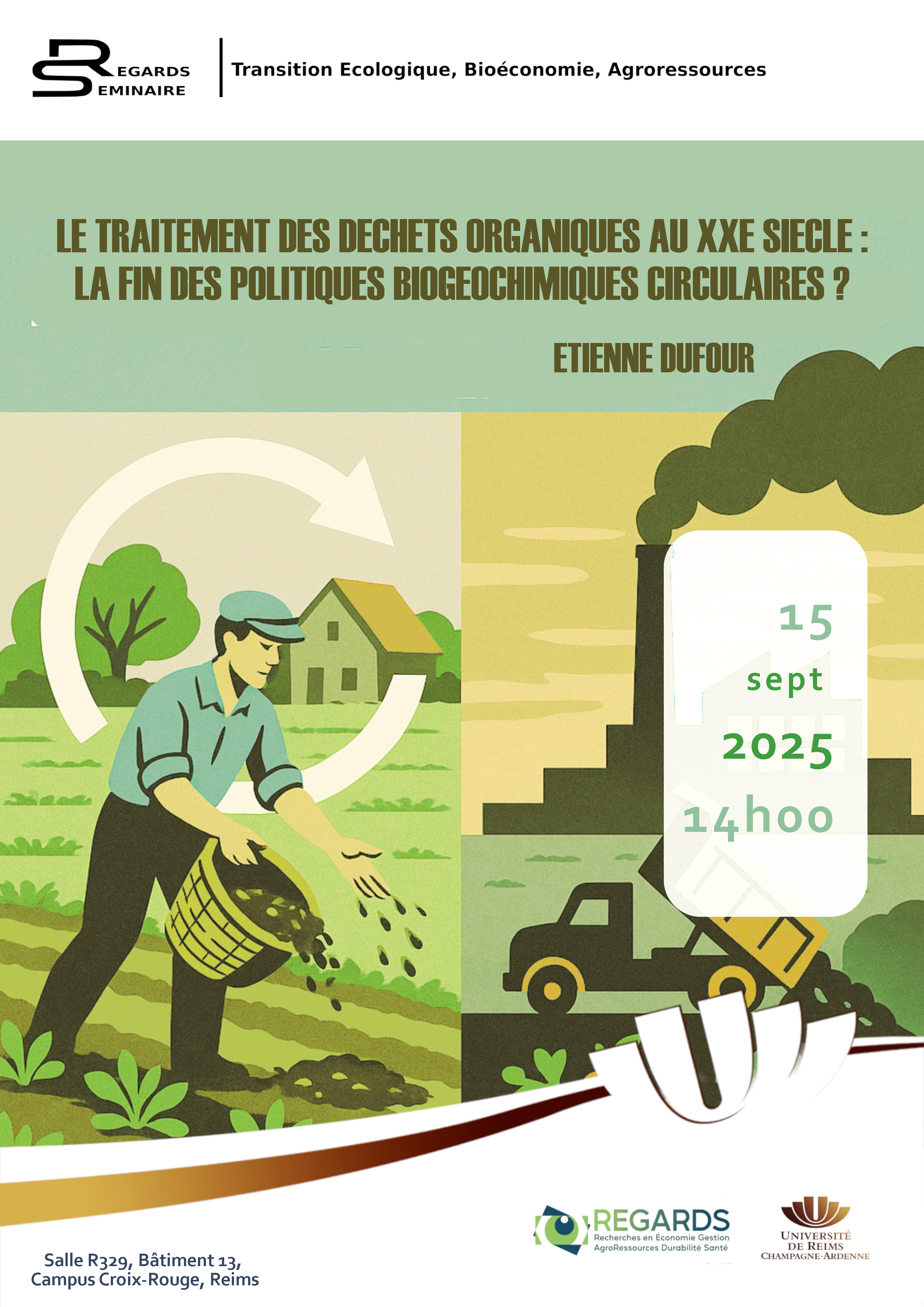 Séminaire « Transition Écologique, Bioéconomie, Agroressources »
