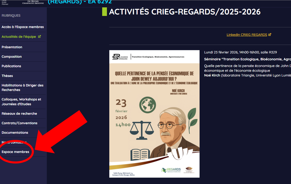 Tuto Espace membres