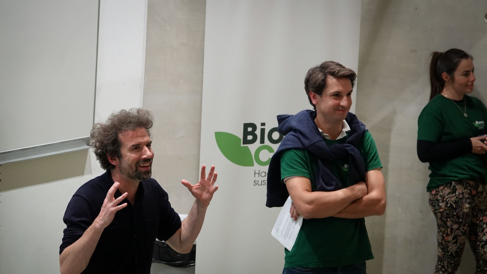 Photo de Cyril Dion répondant à une question