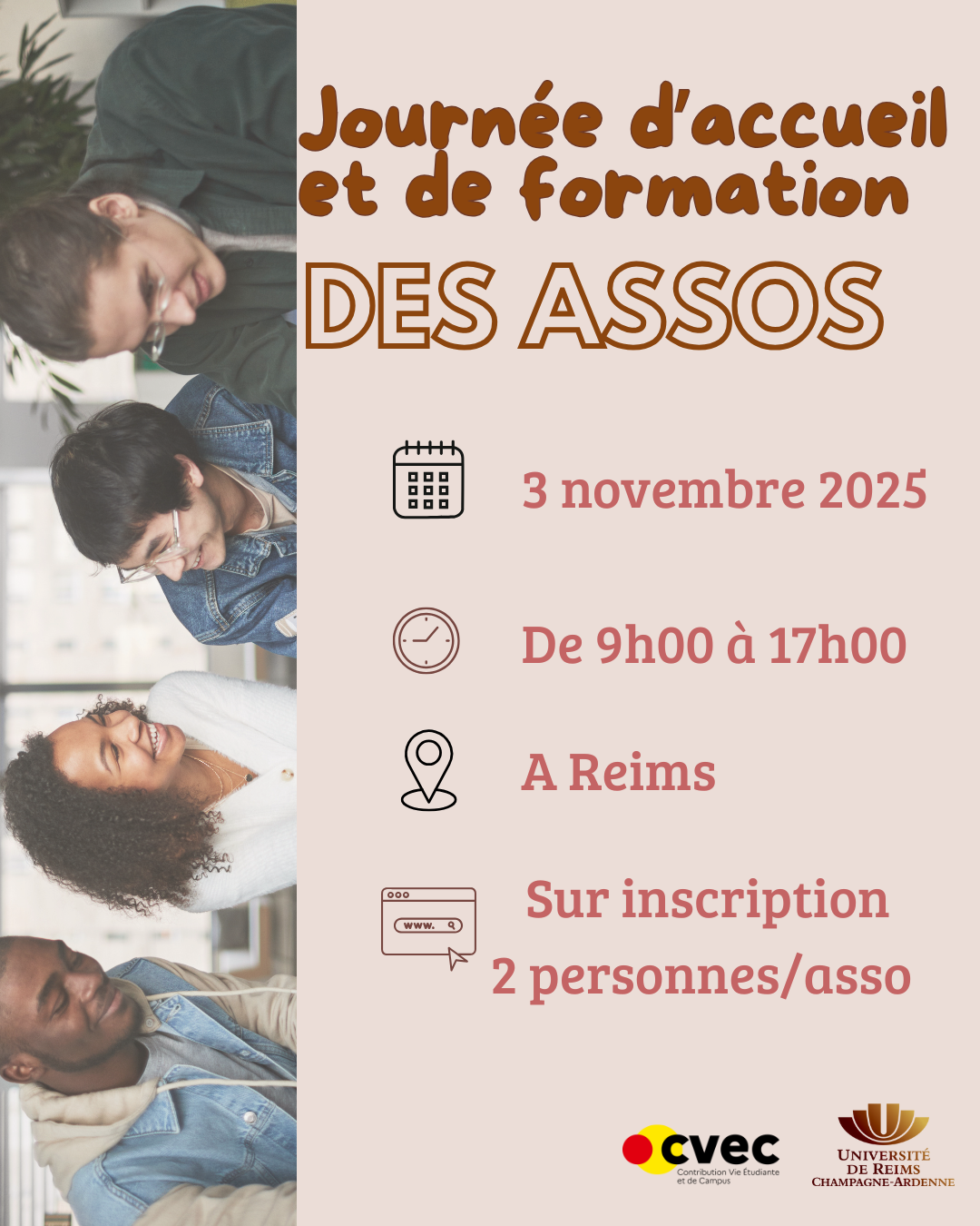 Affiche journée d'accueil des associations