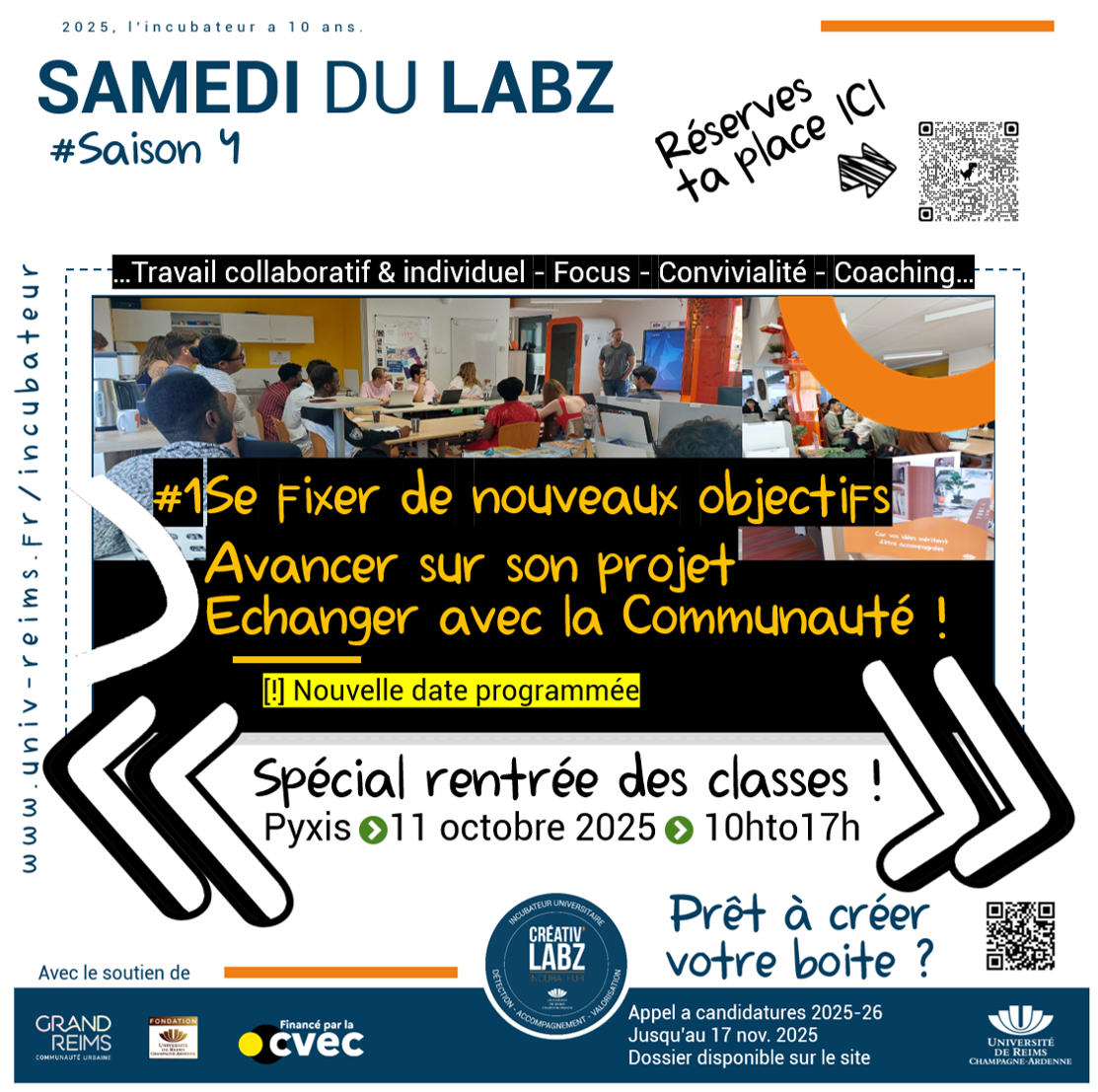 Les Samedi du LABZ sont de retour pour une 4ème saison en Octobre 2025 !