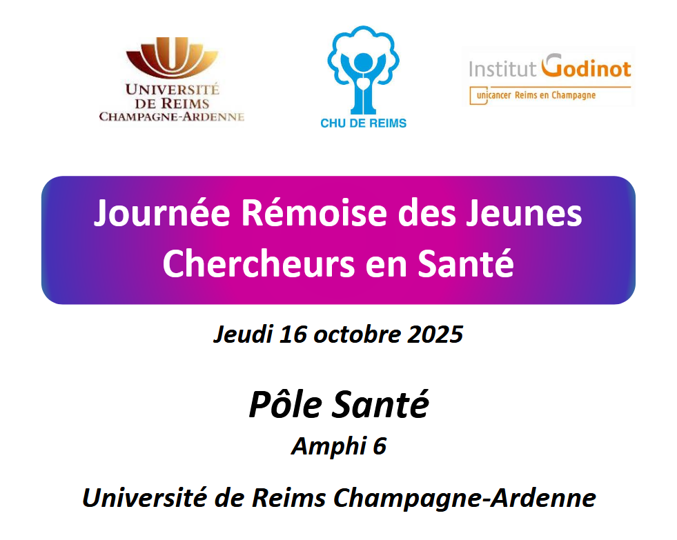 Journée Rémoise des Jeunes Chercheurs en Santé - JRJCS 2025
