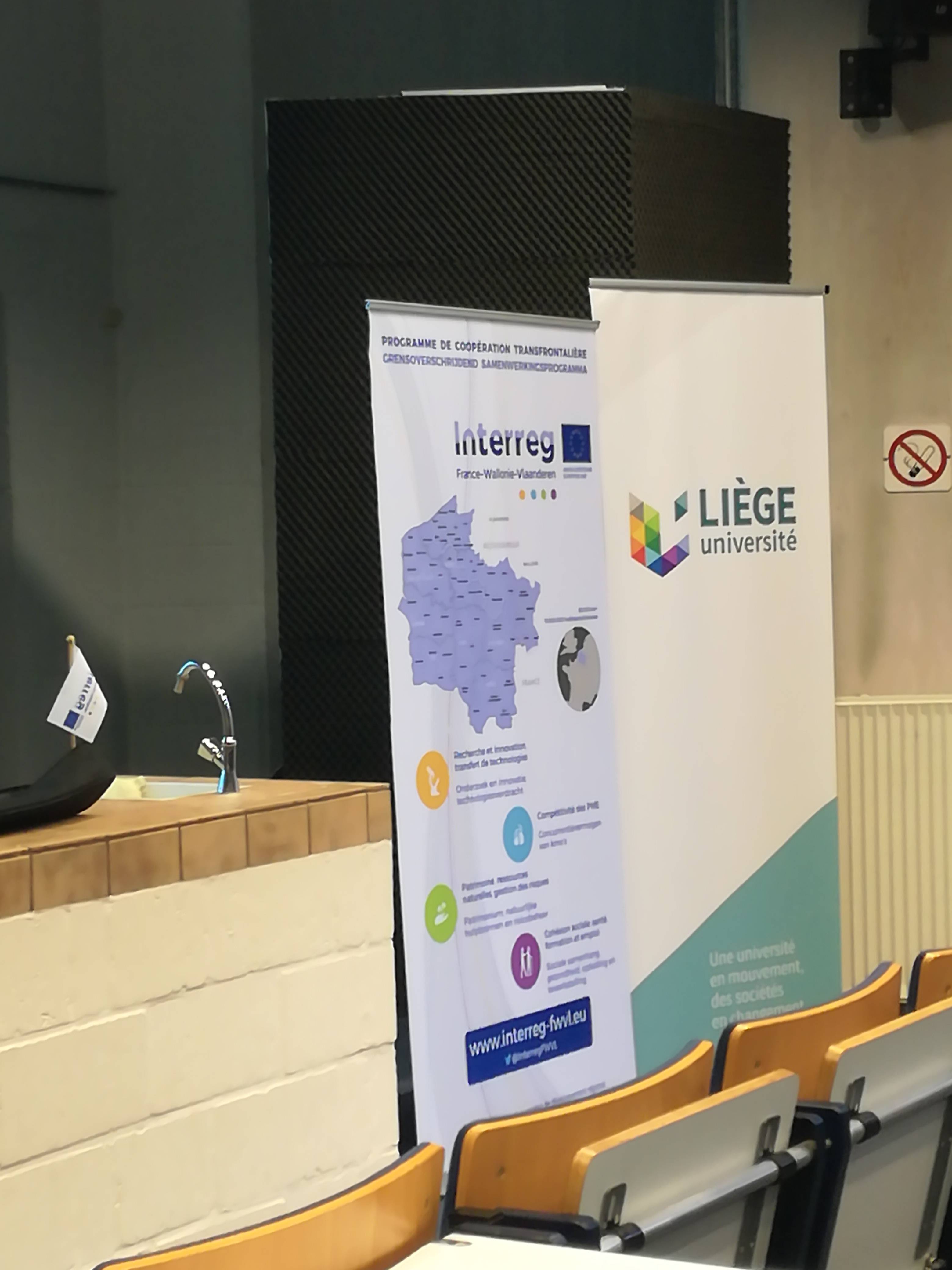 roll-ups interreg et université de liège