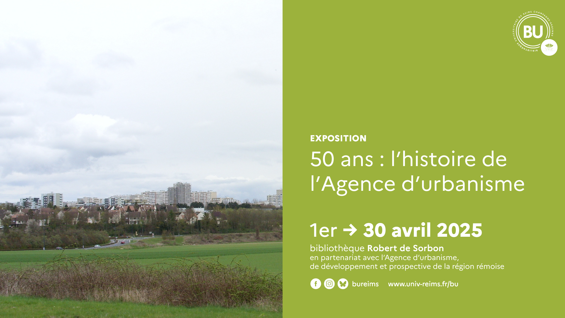 Vernissage de l'exposition "50 ans : l’histoire de l’Agence d’urbanisme"