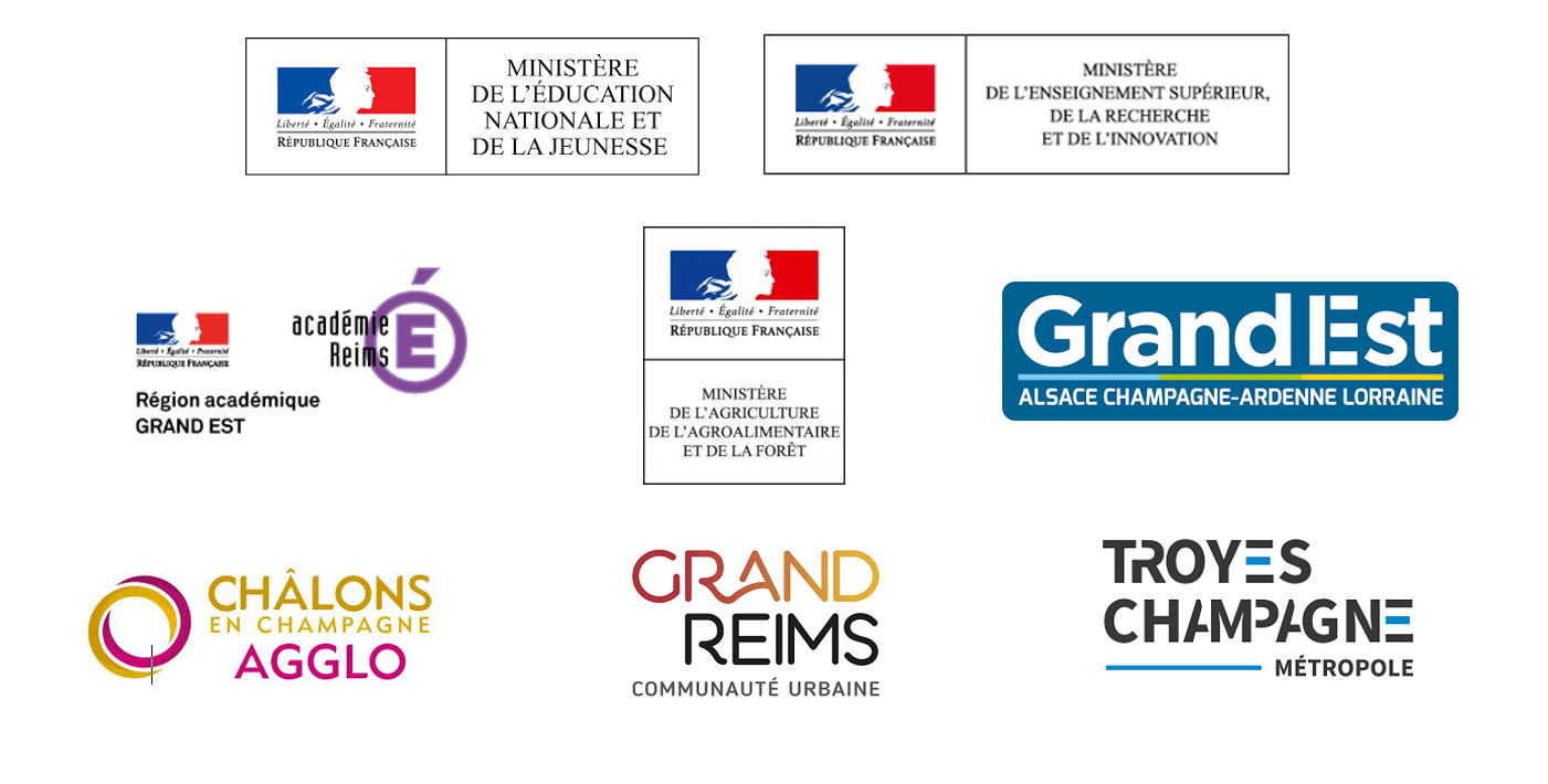 Logos des partenaires institutionnels