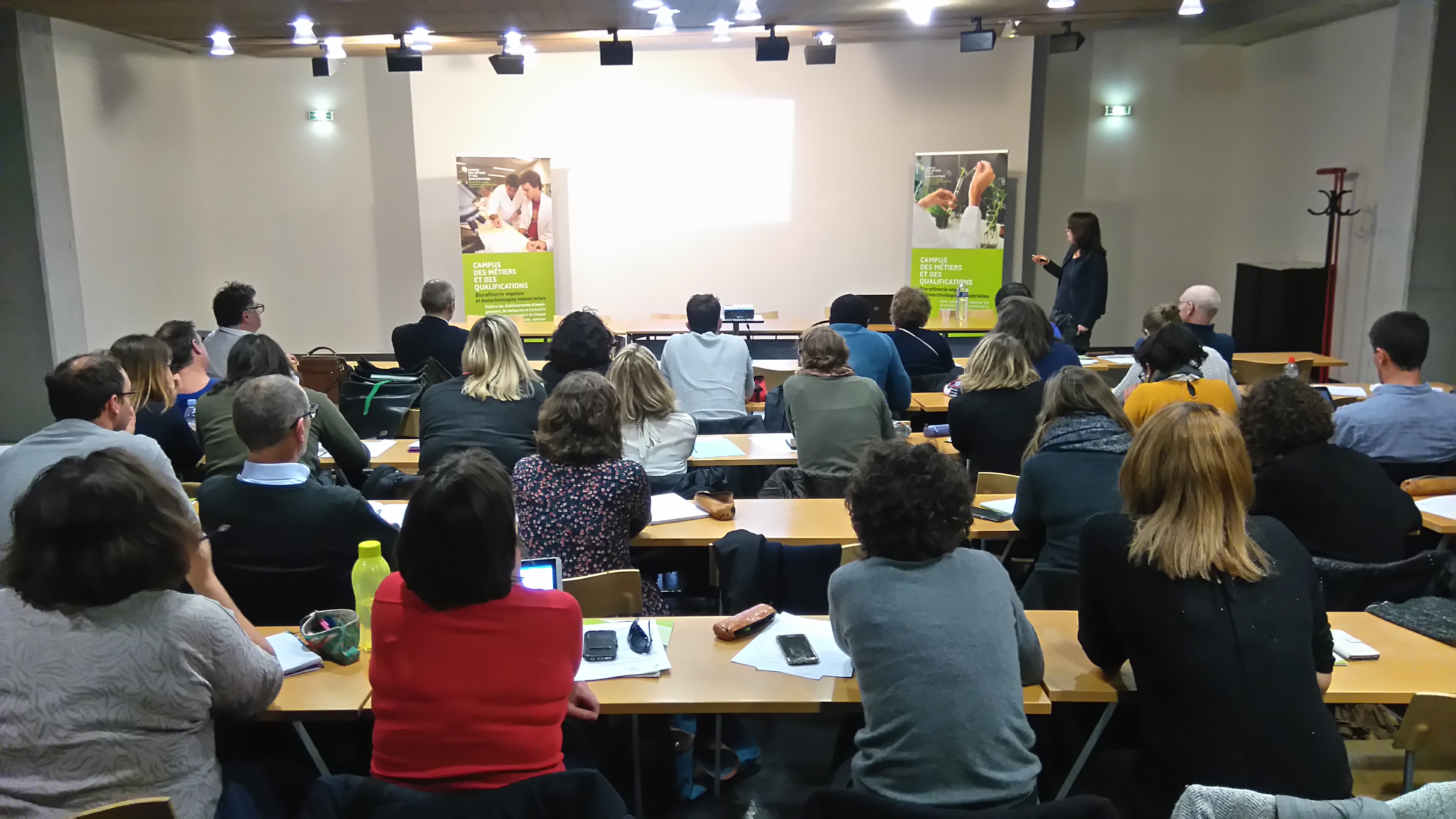 Photo de la conference de l'INRA FARE pour les enseignants du secondaire