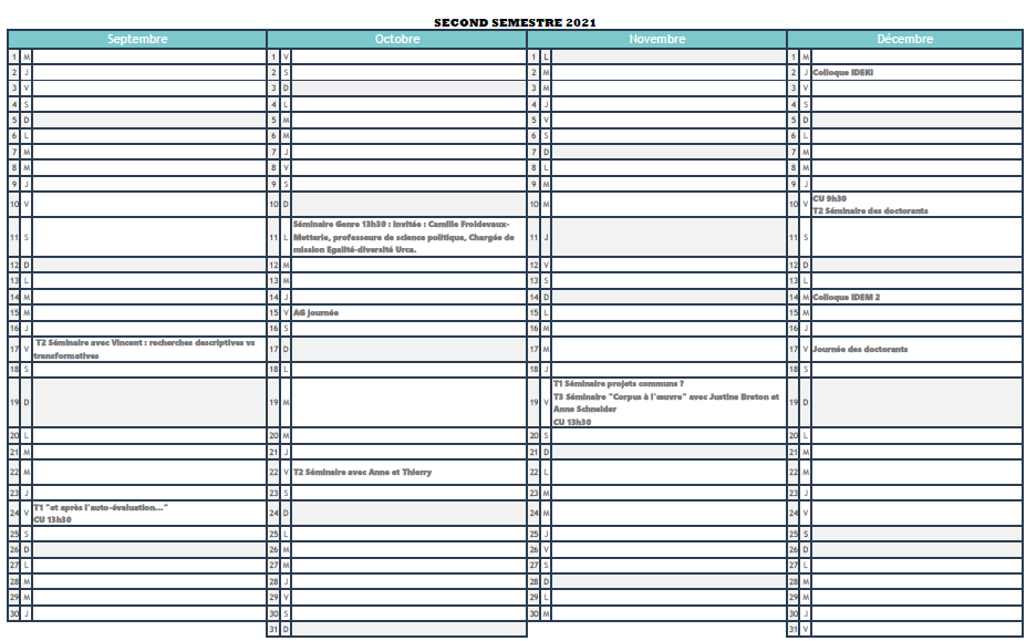 2eme semestre 2021