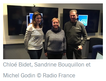 Chloé Bidet, Sandrine Bouquillon et Michel Godin, Image de Radio France