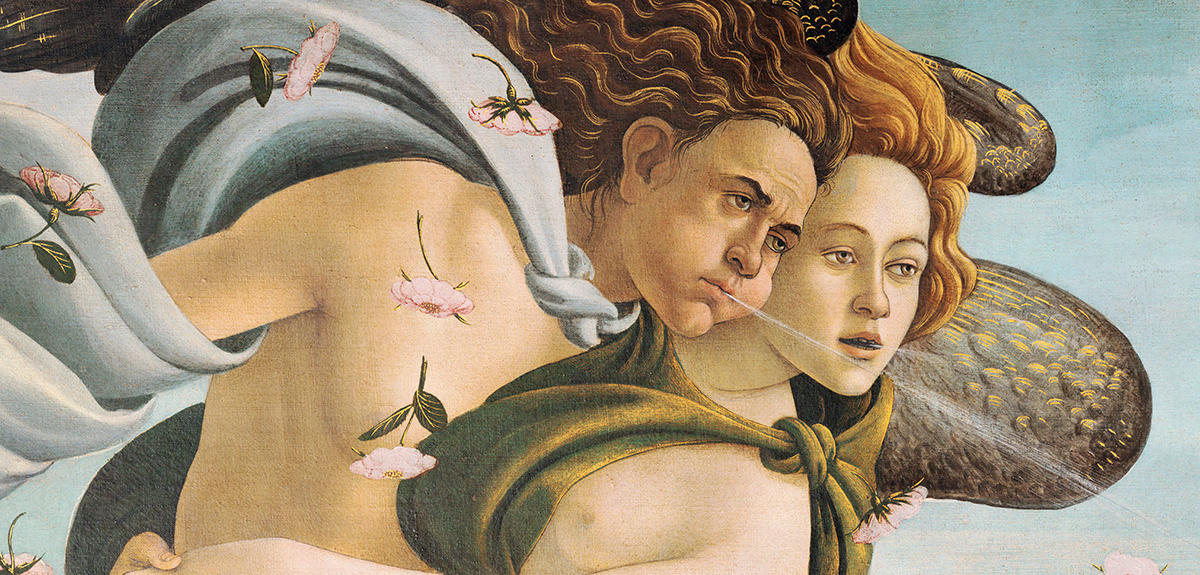 La Naissance de Vénus, de Botticelli (détail).