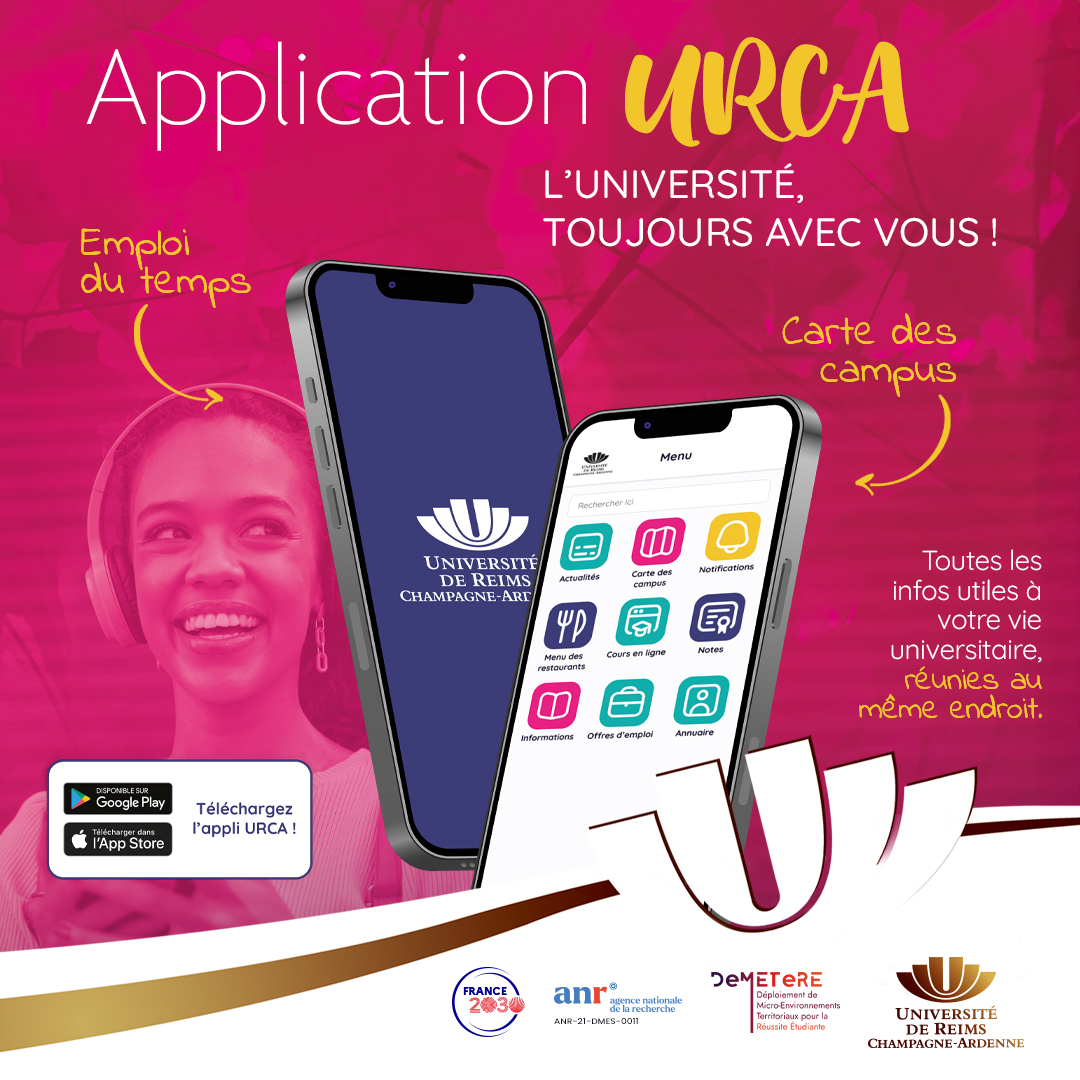 Visuel application mobile URCA