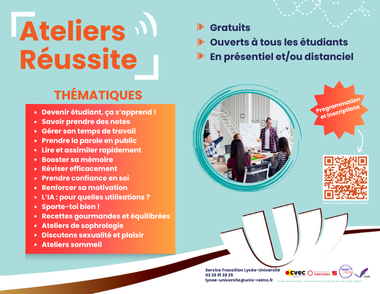 S'inscrire aux "Ateliers Réussite"