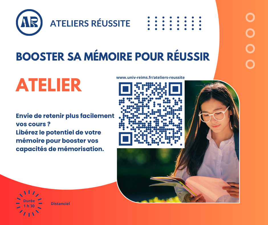 Atelier BOOSTER SA MÉMOIRE POUR RÉUSSIR