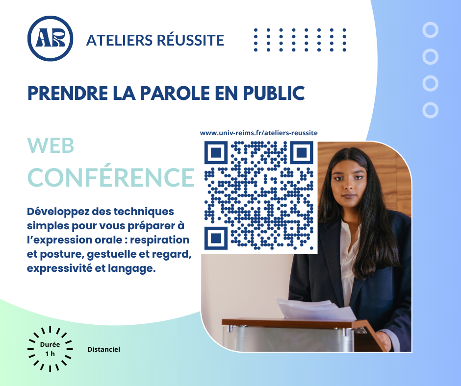 Webconférence PRENDRE LA PAROLE EN PUBLIC
