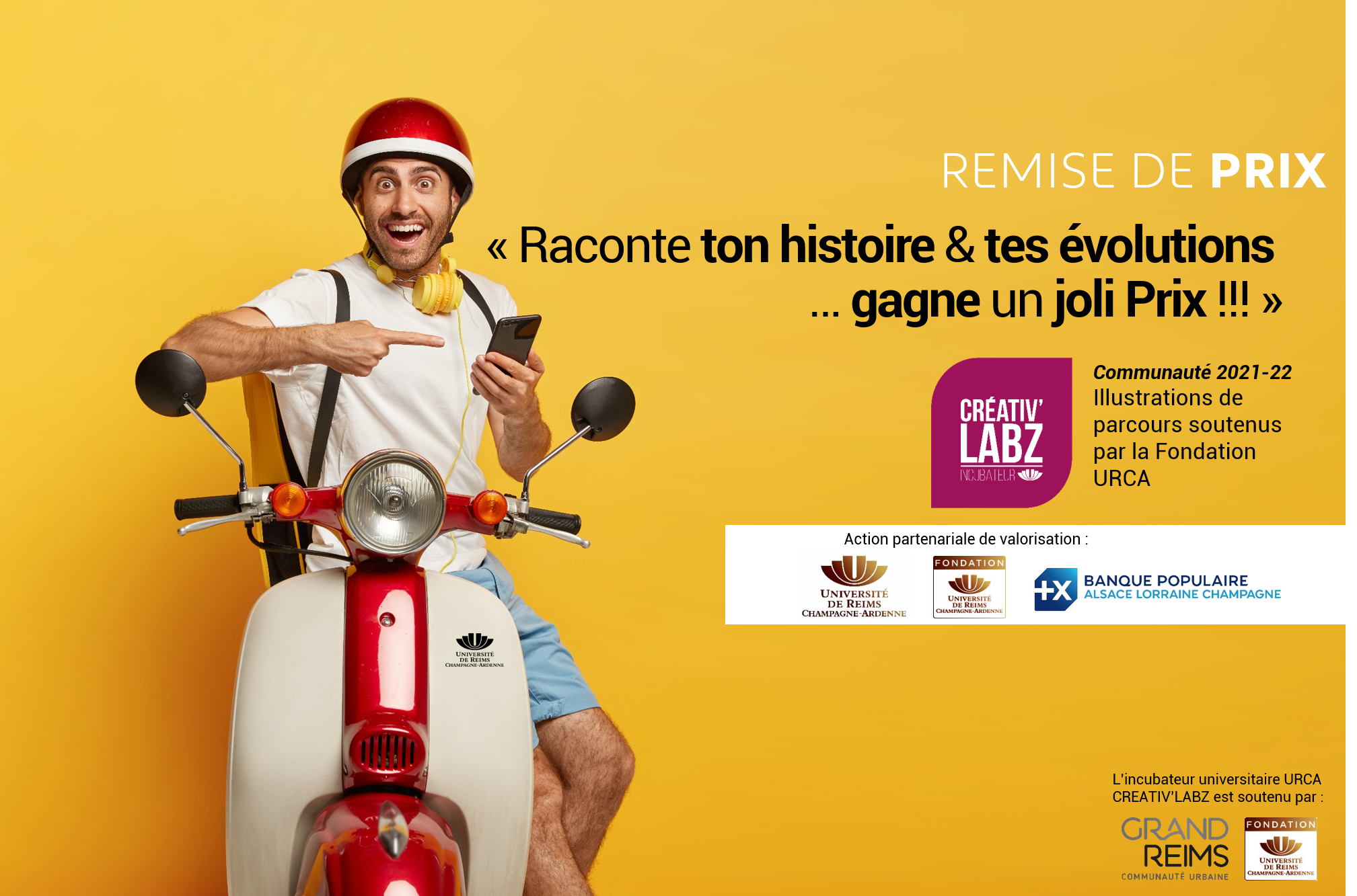 Raconte ton histoire et tes évolutions... gagne un joli Prix !