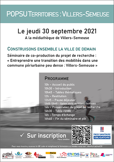 Affiche séminaire "Transition des mobilités"