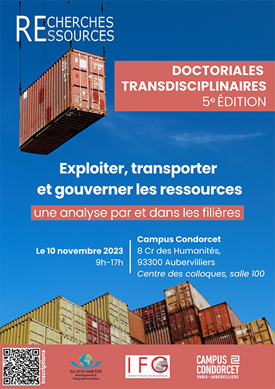 Affiche doctoriales recherches-ressources 2023