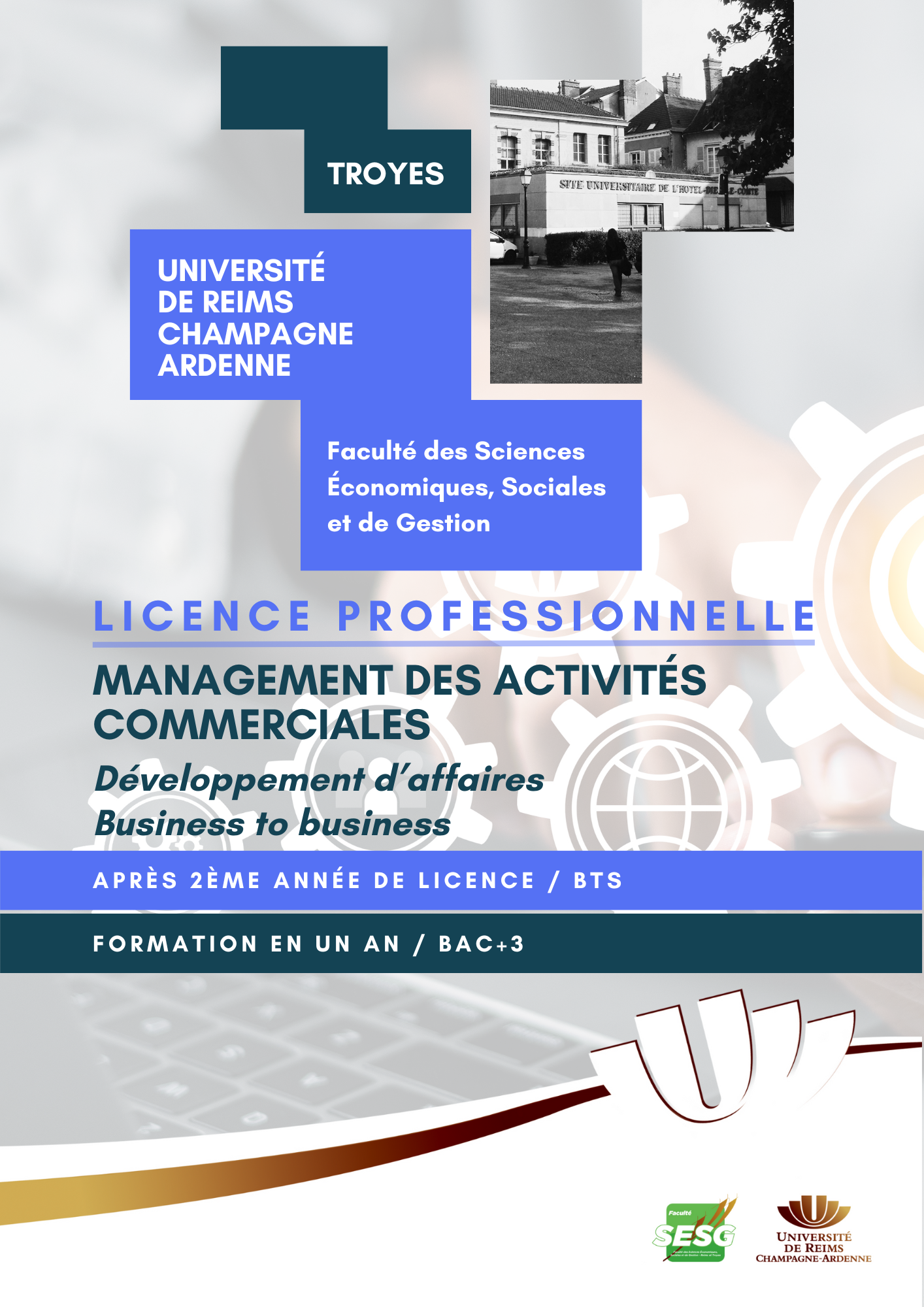 LP Management des activités commerciales
