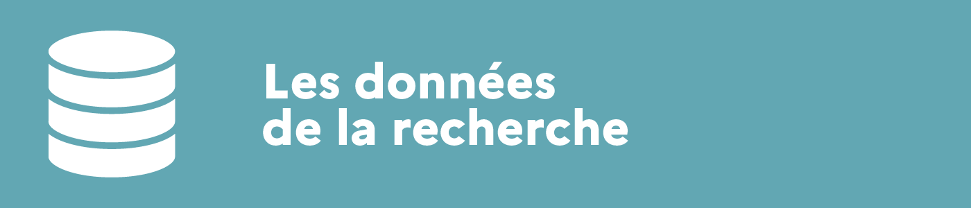 Les données de la recherche